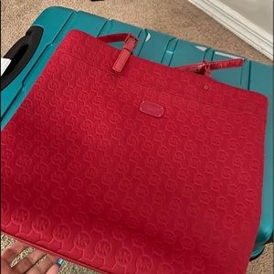 DISCOUNTED lightly used red michael Kors bag